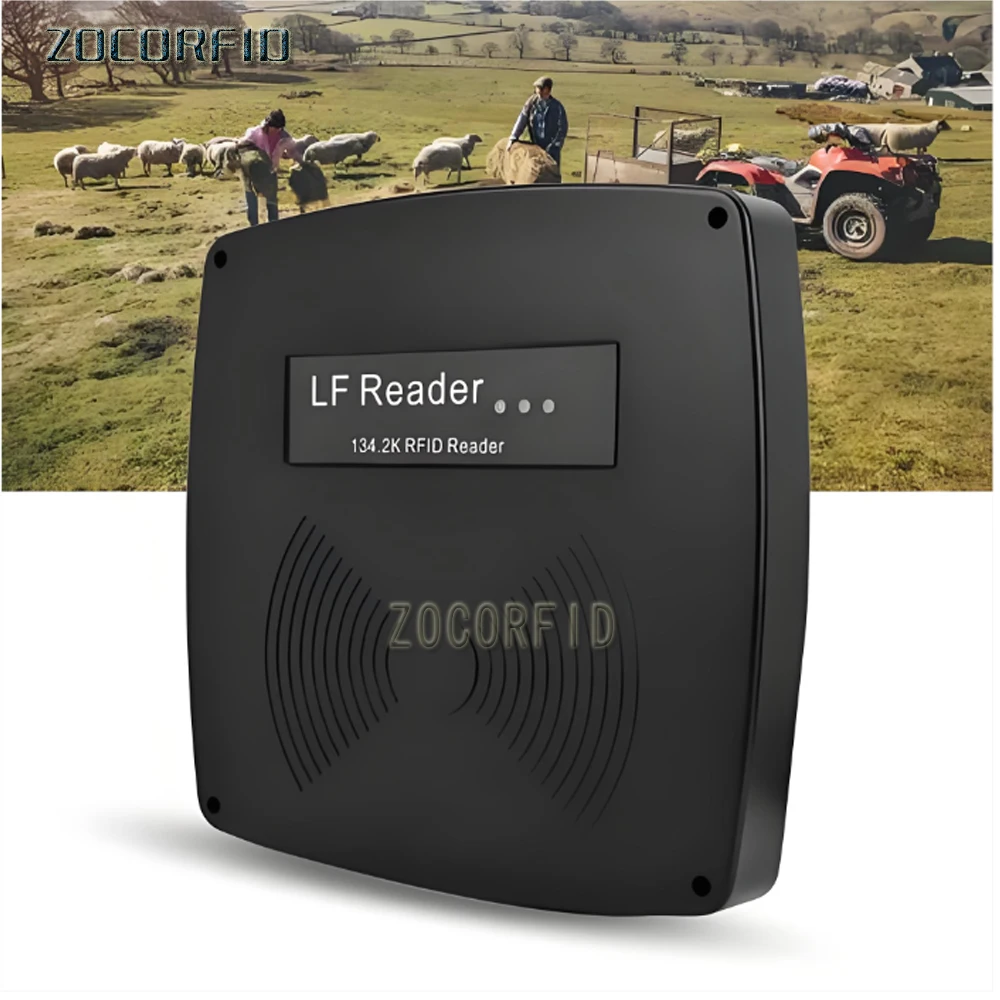 134.2Khz FDX-B Long Distance Reader ISO11784/85 FDXB EM ID Card 125Khz Rfid Reader Animal Tag Reader