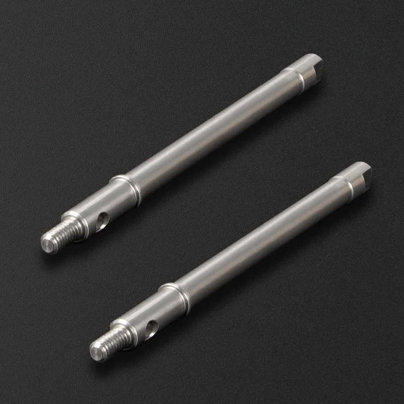 KYX Racing Stainless Steel Rear Axle Drive Shaft Upgrades for RC Crawler Car Axial SCX24 AXI90081 AXI00001 AXI00002 AXI00004