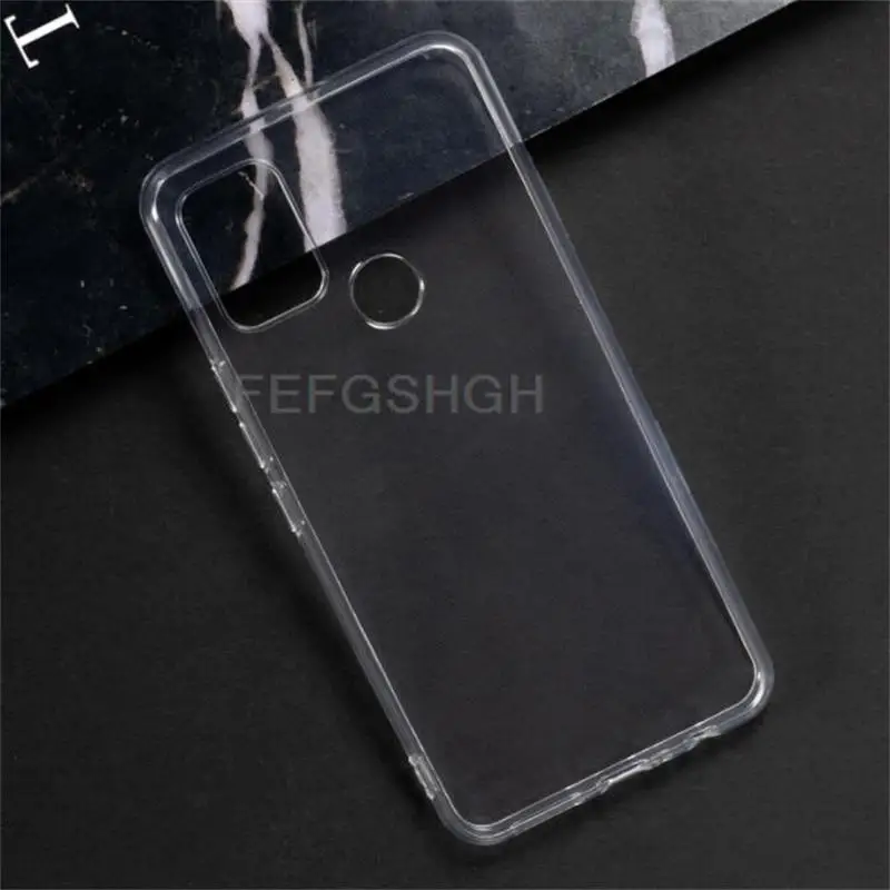 Transparent Phone Case For UMIDIGI A7 Pro Case Silicon Back TPU Cover For UMIDIGI A7 Pro Tempered Glass Screen Protector