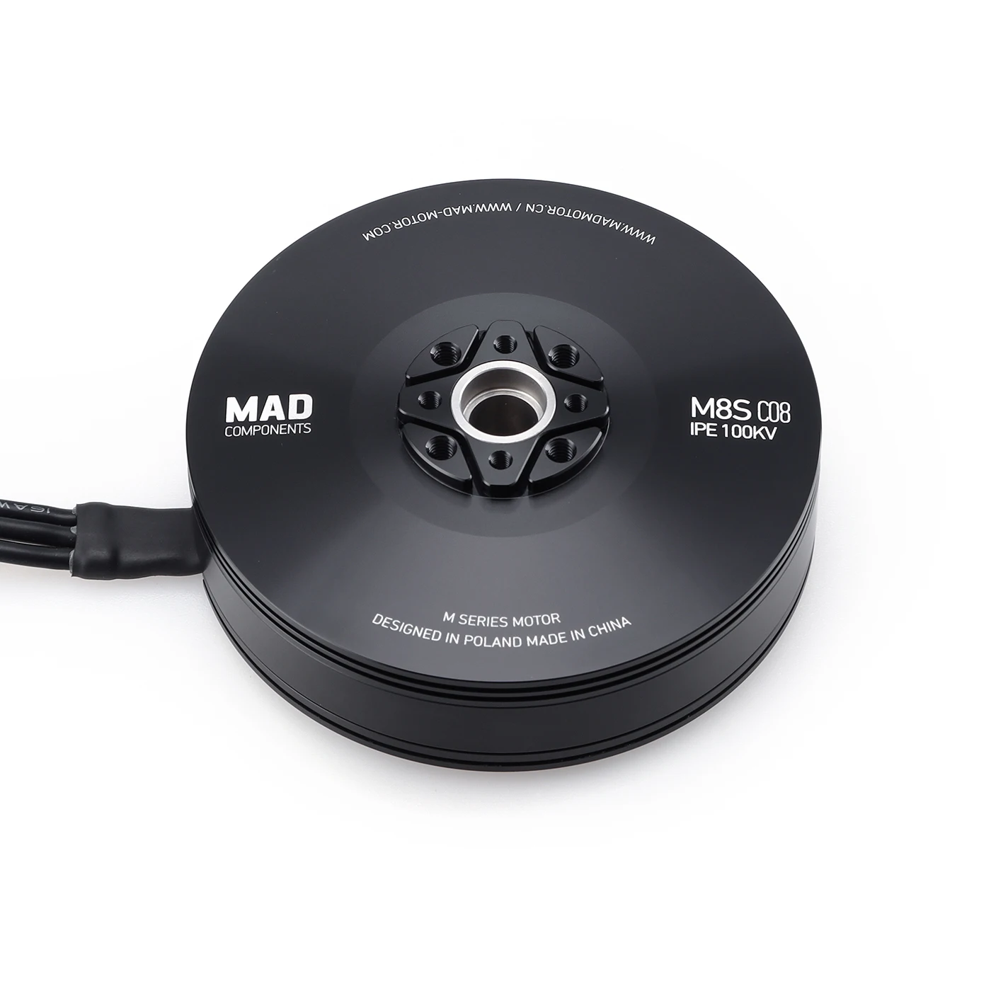 

Бесщеточный двигатель MAD M8S C08 (8108) IPE 100KV для мультироторных квадрокоптеров, гексакоптеров, дронов, радиоуправляемых моделей и хобби-проектов DIY