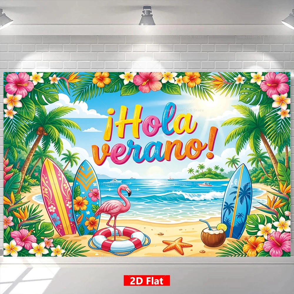Sfondi 2D con Fenicotteri Esti - Summer Clothing Banner recensione e prezzo