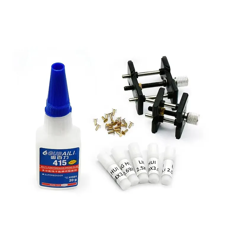 High Quality Watch Dial Feet Milling Tool Kit With Movement Holder and Assorted Metal Dial Feet Farts for Watch Repair