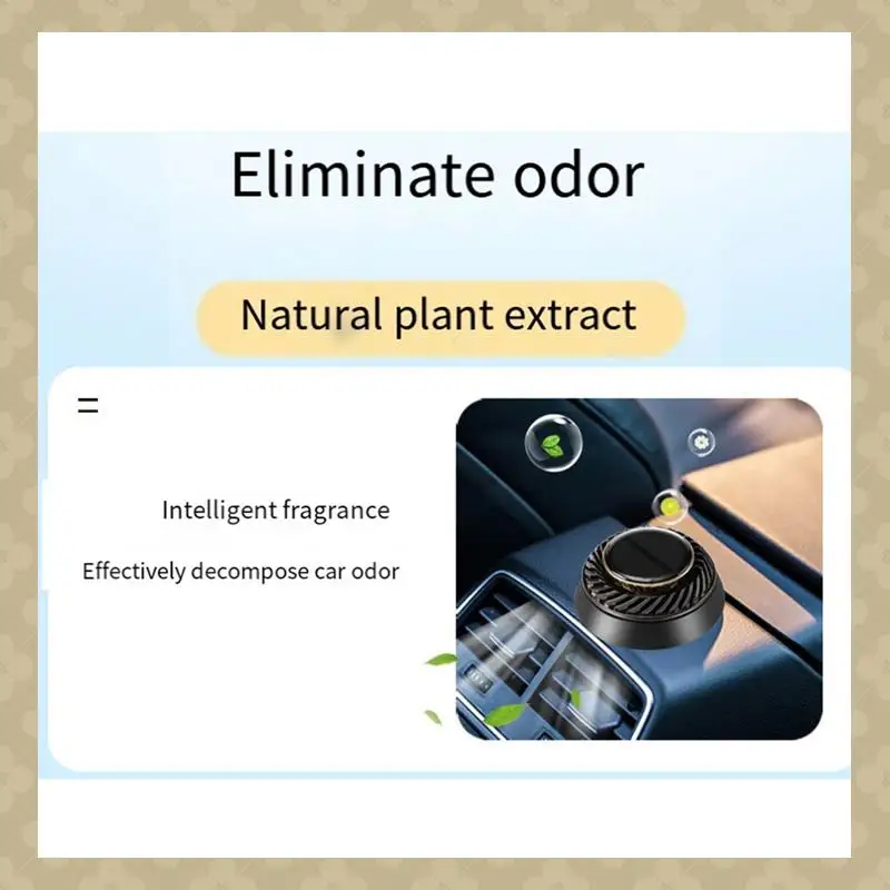 AB45 2 PCS Car Diffuser Portable And Electromagnetic Molecular Antifreeze Defroster(Cologne)