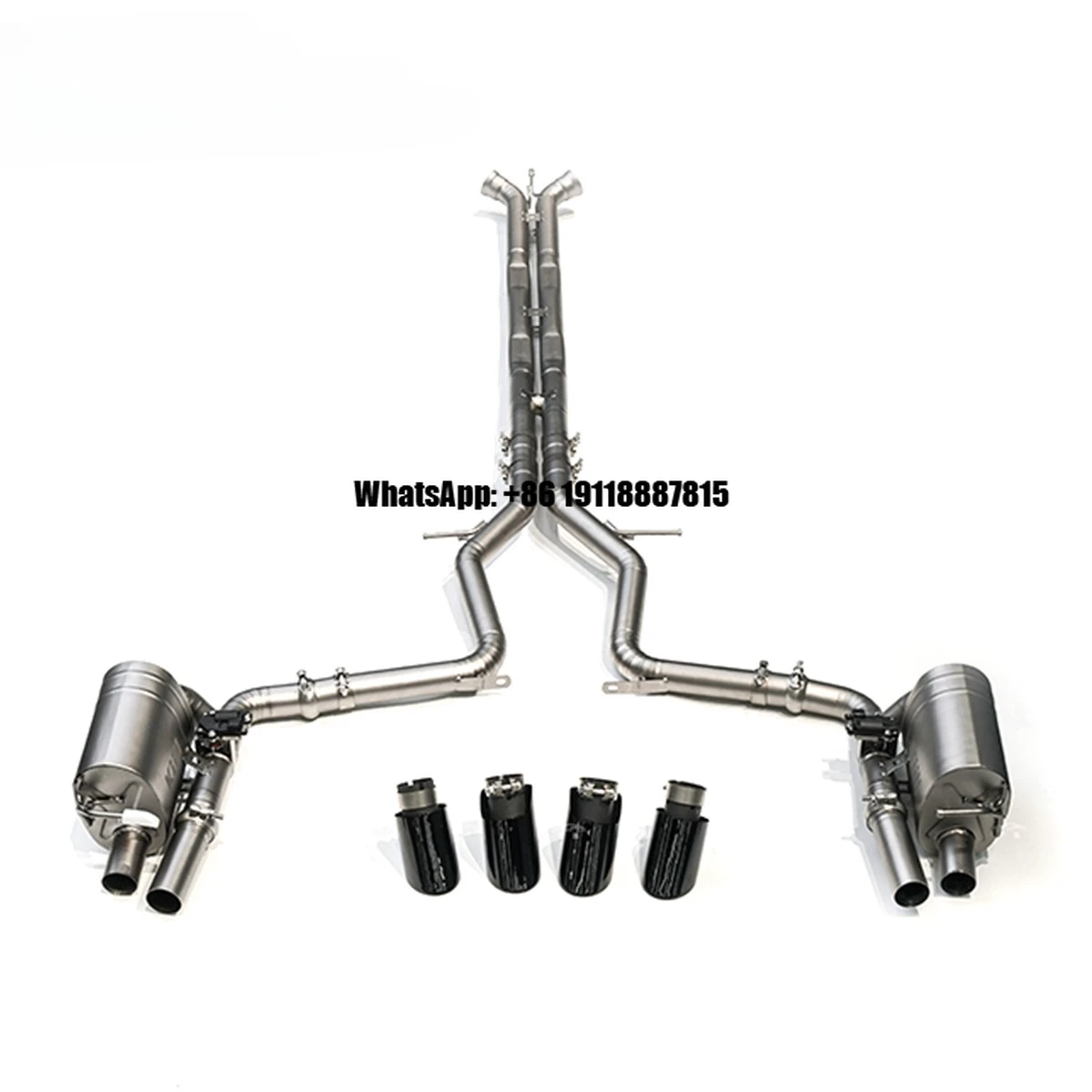 304 Stainless Steel 1.5mm Mirror Polished for Luxury Mid Tail Exhaust for Porsche 2023 Panamera 971 Guangdong 1 Year Warranty