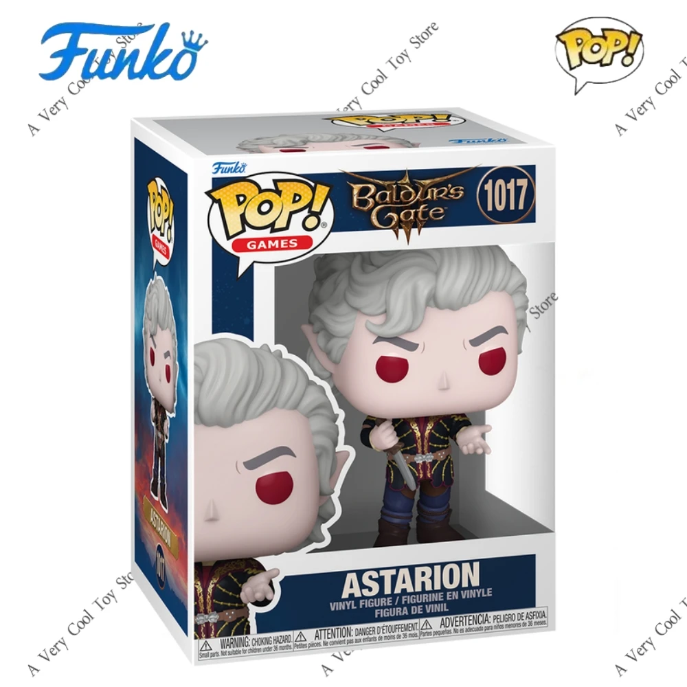 

Game Baldur's Gate 3 Figure Astarion #1017 Figures Funko Pop Vinyl 4.25 inches Model Toy Collectible Limited Edition Figurine