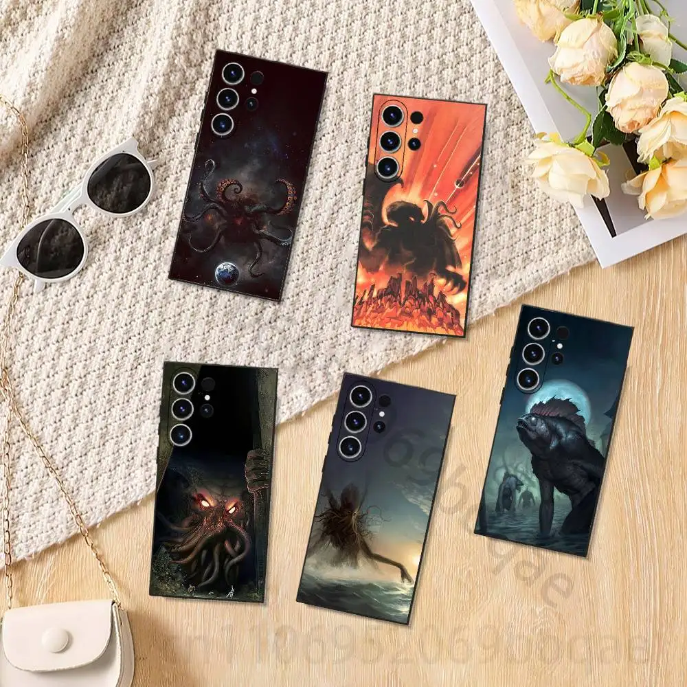 

Cthulhu Mythos Phone Case for Samsung Galaxy S20,23 Ultra S24,22 Plus S25,26,21FE TPU Cover