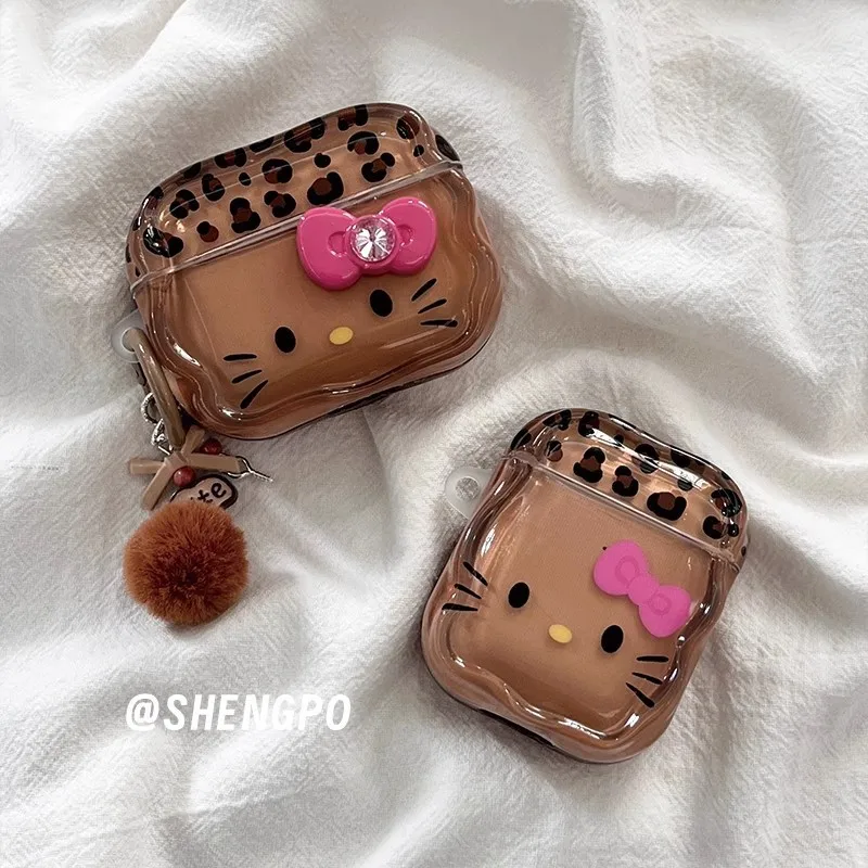 Sanrio Hello Kitty Airpods4 Airpods1 2Pro2 Suitable Headphone Case Earphone Cover Wireless Bluetooth Earphone Case Gift for Girl