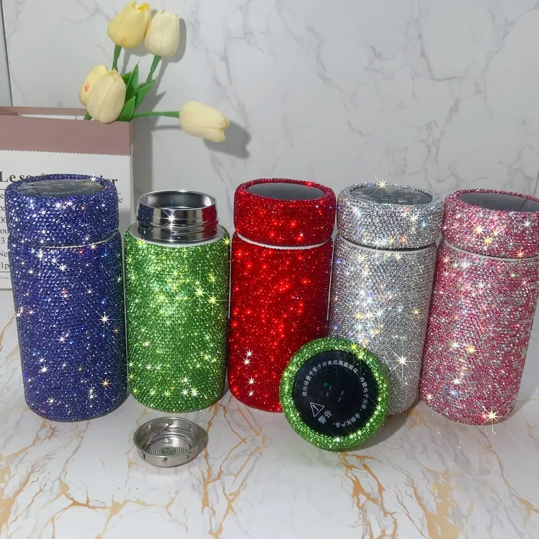 

Умный термос из нержавеющей стали 316, изолированная чашка с дисплеем температуры, мини 320 мл, кружка для чая, кофе, термосы, бутылка для воды