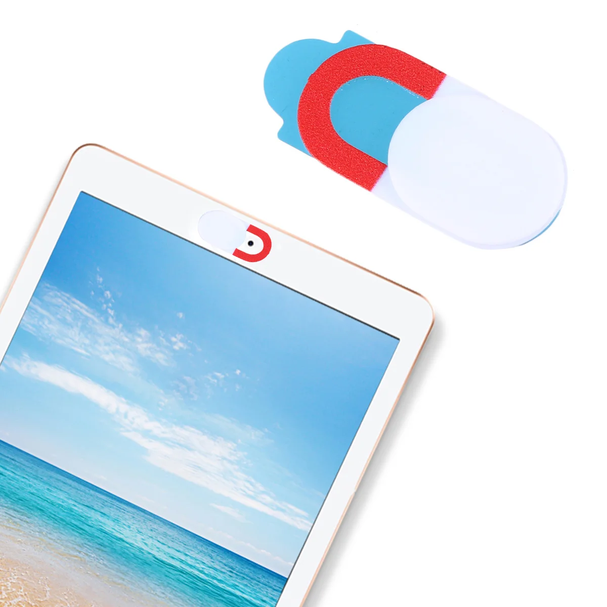 

6Pcs Oval Webcam Privacy Cover Slider Security Shutter Sticker for Laptop Tablet Phone Camera Protection Webcam Cover