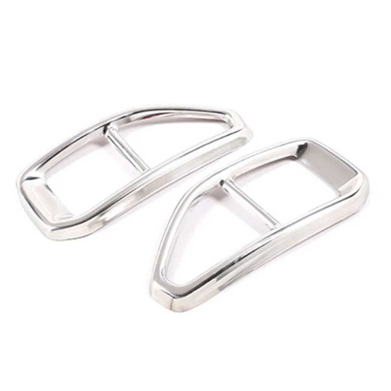 

For BMW G20 G28 2019-2020 Silver Stainless Steel Car Exhaust Pipe Tail Throat Decor Frame Trim