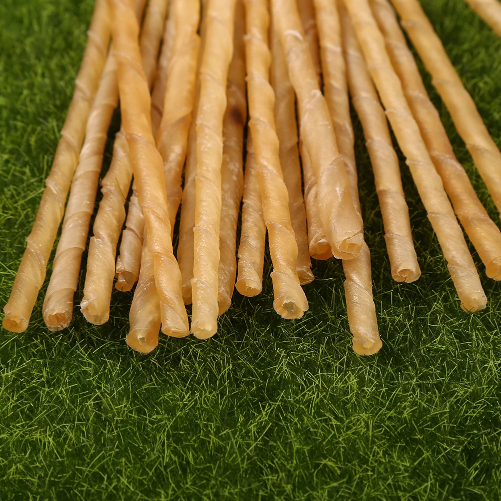 20 Pcs Dog Chews Sticks Dog Dental Sticks Small Dog Treats Tasty Dog Chews Dog Treat Bites for Small Medium Large Breed Chewer