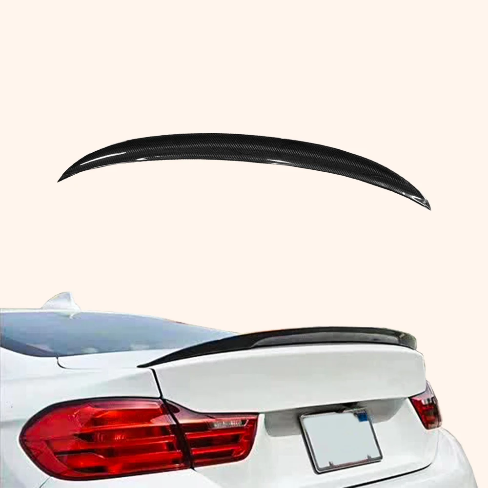 

For BMW 4 Series 14-20 F32 Coupe Carbon PM Style Rear Trunk Ductail Spoiler Lip