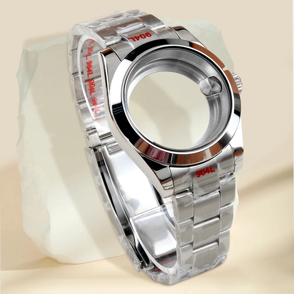 

36mm/39mm NH35 Watch Case Sapphire Glass 316L Stainless Steel Oyster/Jubilee/Presidential Strap for Datejust NH35 NH36 Movement