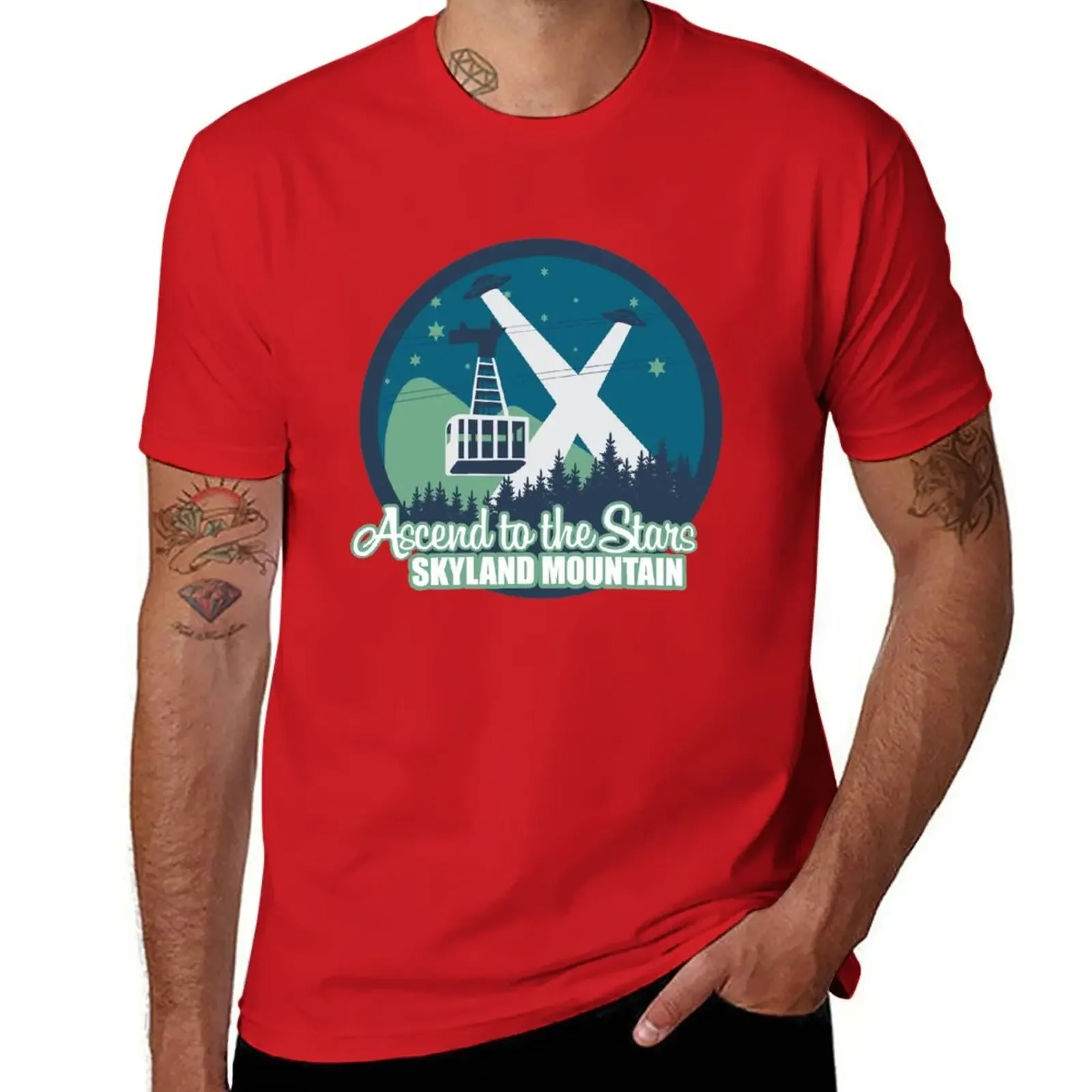 Ascend to the Stars III - non-distressed T-Shirt sports fans tees customs design your own slim fit t shirts for men