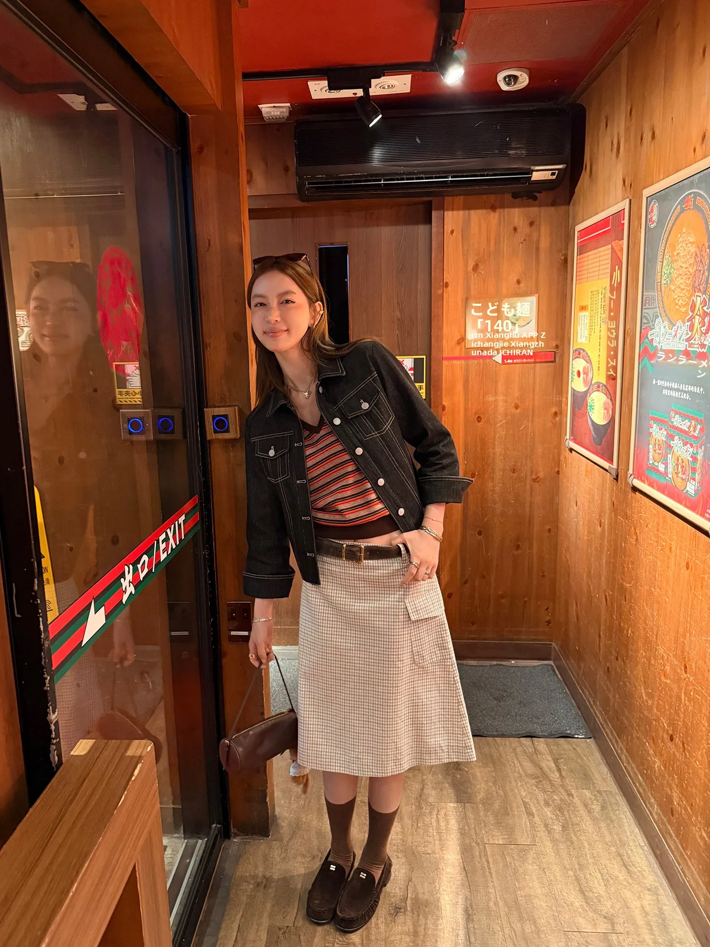 

Классическая юбка А-силуэта в клетку, универсальная, для студенток, весна-лето, новая, стройнящая, миди, хлопковая, стандартного кроя