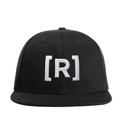 Sombrero Snapback ajustado de rapero duradero para hombres y mujeres, gorra de béisbol con bordado de letras R, Gorras Planas, Hip Hop, ropa de calle