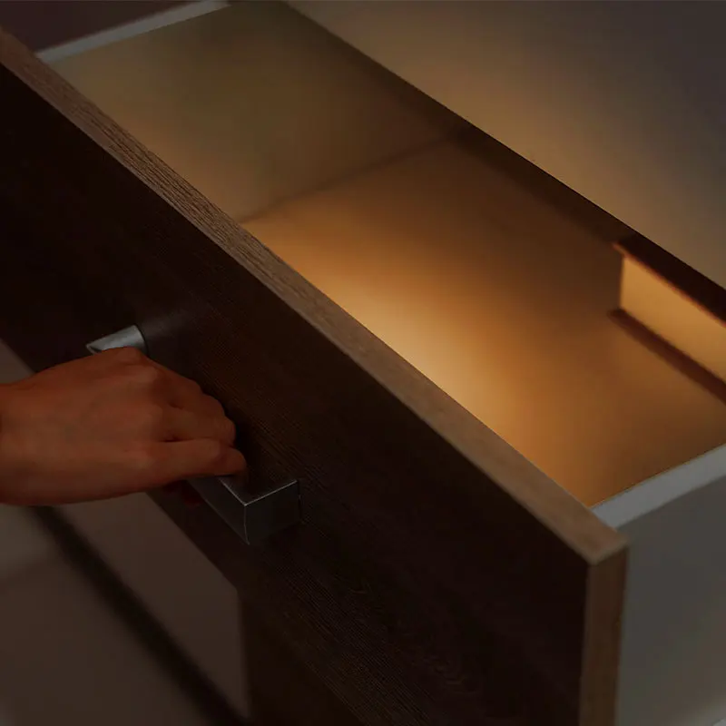 Yeelight LED Drawer Light 4 Pack USB Rechargeable Mini Induction Night Light For various scenes such as drawers cabinets