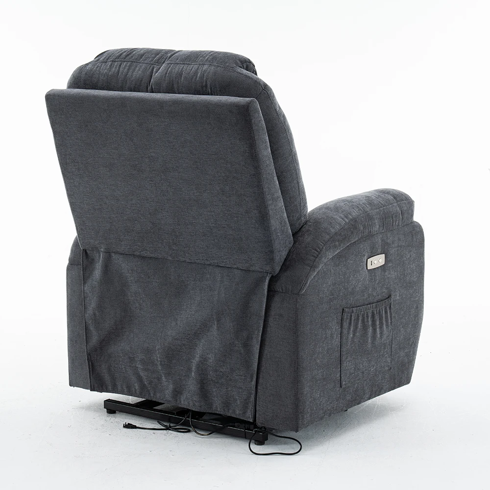 جديد مقعد واحد الترفيه غرفة المعيشة غرفة نوم الكتان النسيج الاسترخاء التحكم الكهربائي الذكية صالة كرسي رفع كرسي ElderSofa #6