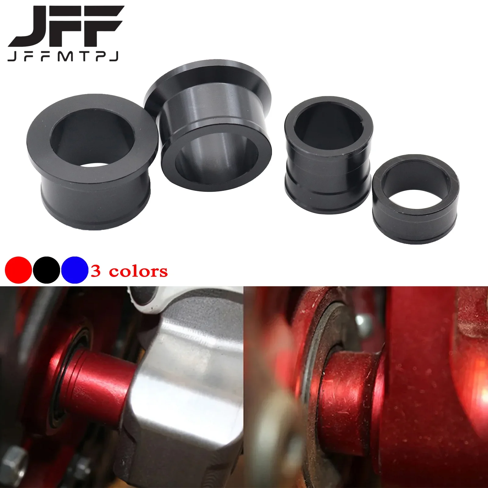 Motorcycle CNC Front Rear Wheel Hub Spacers For HONDA CR125R CR250R CRF250R CRF250X CRF450R CRF450X CR 125R 250R CRF 250X 450R
