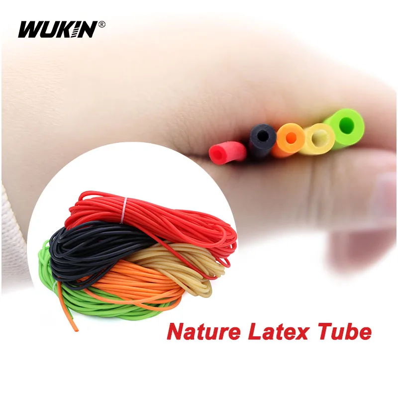 Nature Latex Rubber Hoses High Resilient Elastic Tube Antifreeze Tension Rope Pipe Elastic Band Sports Belt 1.6 1.7 1.8 2 3mm