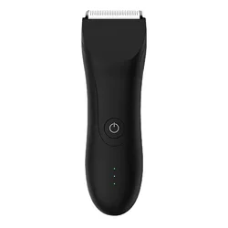 Electric Body Trimmer and Shaver for Men Groin Hair Trimmer Beard Trimmer with LED Indicator IPX5 Men Pubic Hair Shaver