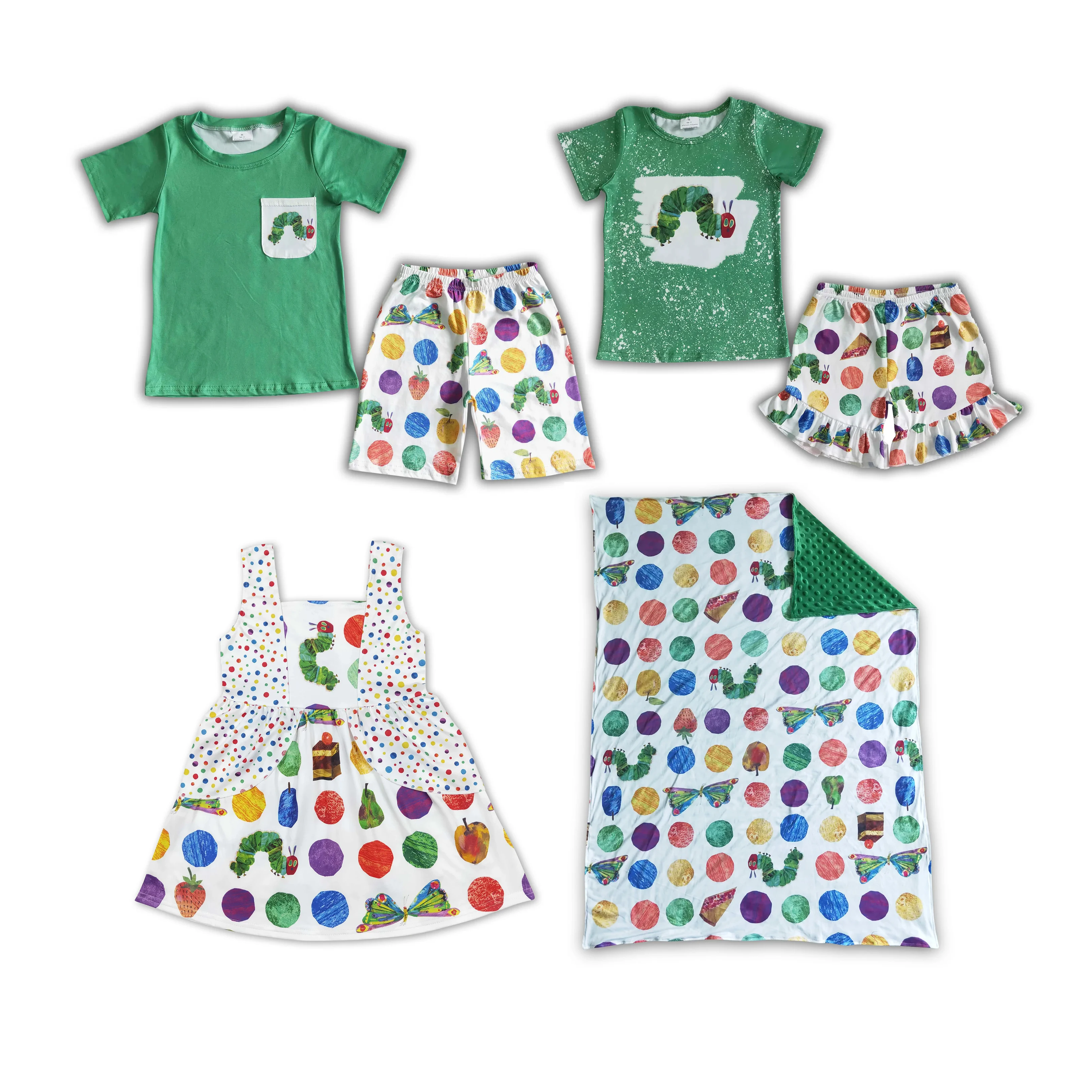 Kids Sibling Clothes Shorts Sleeve Top With Pants Set Toddler Matching Clothing Children Summer Outfits