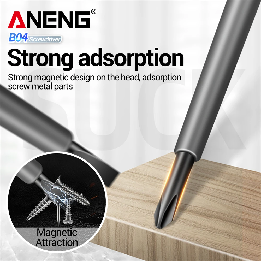 ANENG B04 Digital Voltage Tester Pen Non-contact Induction Screwdriver Test Pencil Word/Cross Screwdriver Voltmeter Detector