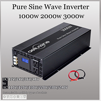 Pure Sine Wave Power Inverter 1000W 2000W 3000W 12V 24V 48V 36V DC to 110V 120V 220 230V 240V ACV Off Grid Home Appliance