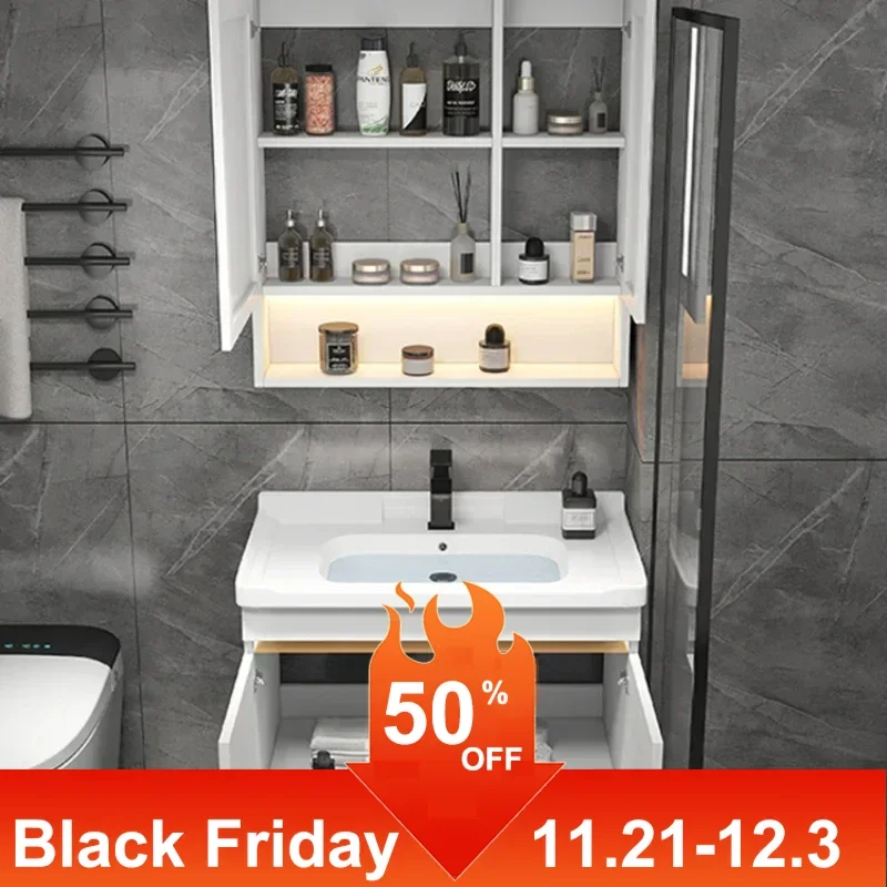 Complete Bathroom Furniture Stand Modern Hanging Luxury Full Home Improvement Accesories Kylpyhuone Kaappi Washhand Cabinet