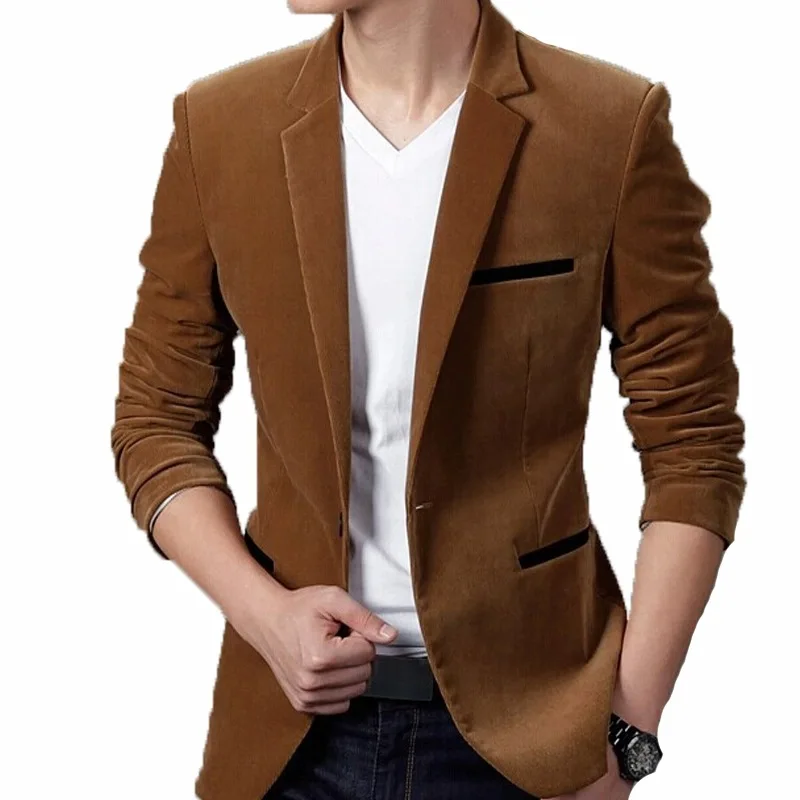 

Suit Men's Casual Clothing Single West British Fashion Jacket Casual Slim Small Suit Simple British Style