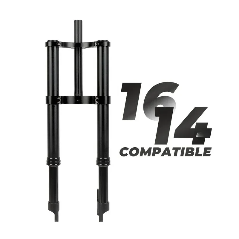 Ebike Scooter Snow 14Inch 16Inch Spring Oil Air 135Mm Quick Release Suspension Inverted Fat 16'' Bike Fork