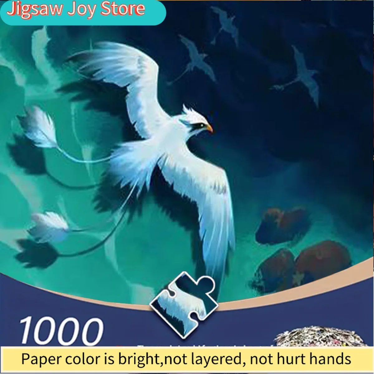 

Пазл из 1000 деталей для взрослых с изображением зеленой вазы, наполненной оранжевыми тюльпанами и разбросанными лепестками, на ярком фоне.