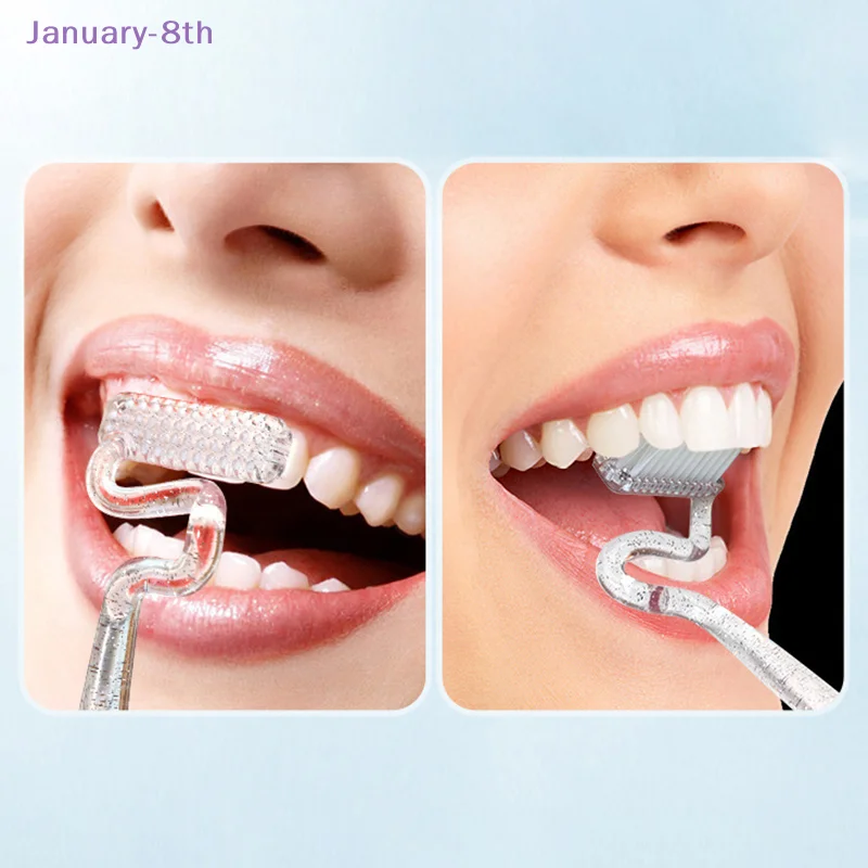 แปรงสีฟันรูปตัว S Soft Interdental แปรงเคลือบลิ้นขนนุ่มสําหรับผู้ใหญ่และผู้ชายขนนุ่มเคลือบลิ้น Interdent