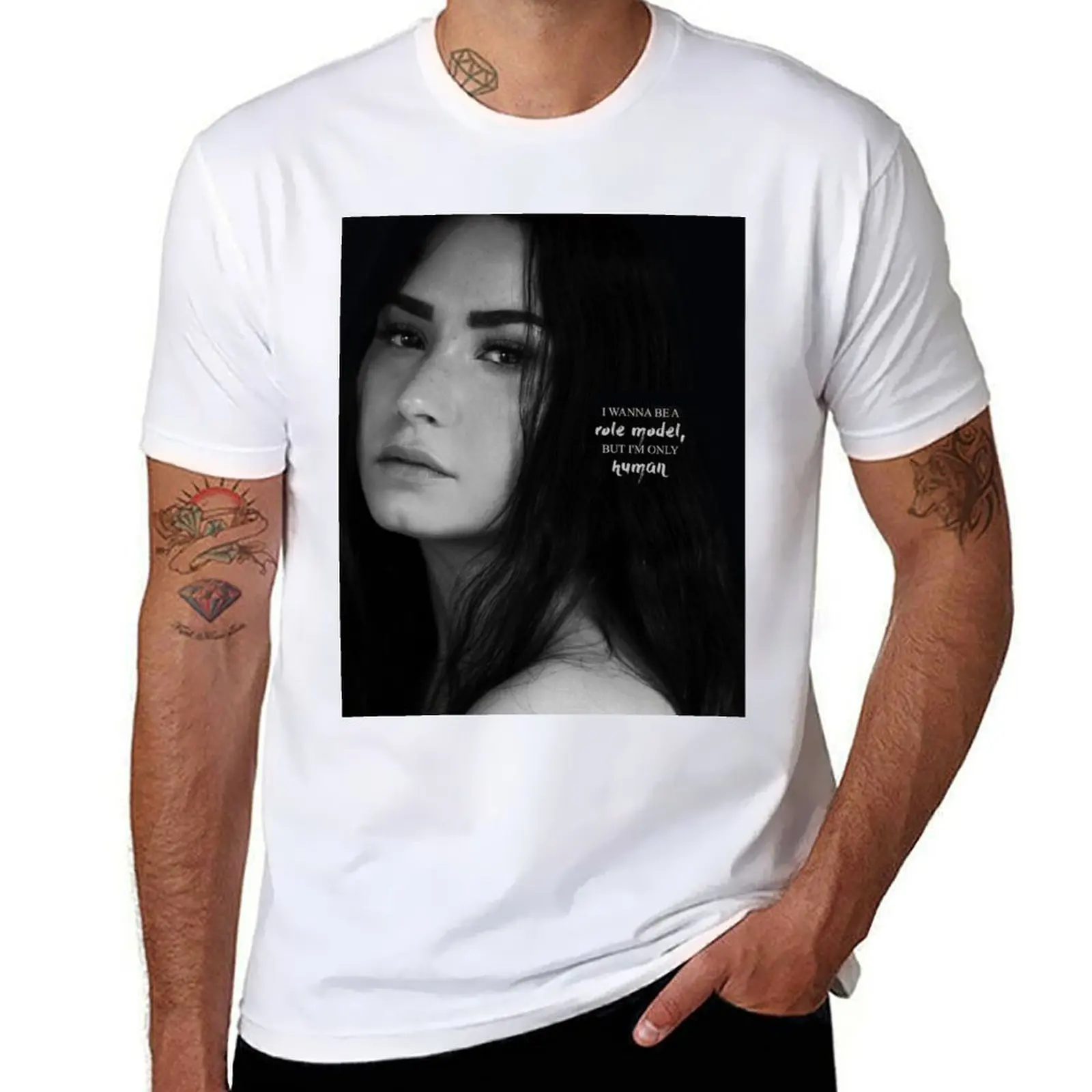 

Demi Lovato “Sober” T-Shirt t shirts for man graphic vintage t shirts for man cotton soft T-Shirt