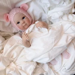 18inch Full Body Vinyl Bettie Newborn Baby Dolls Lifelike Soft Touch Full Body Baby Layers Painting 3D Skin