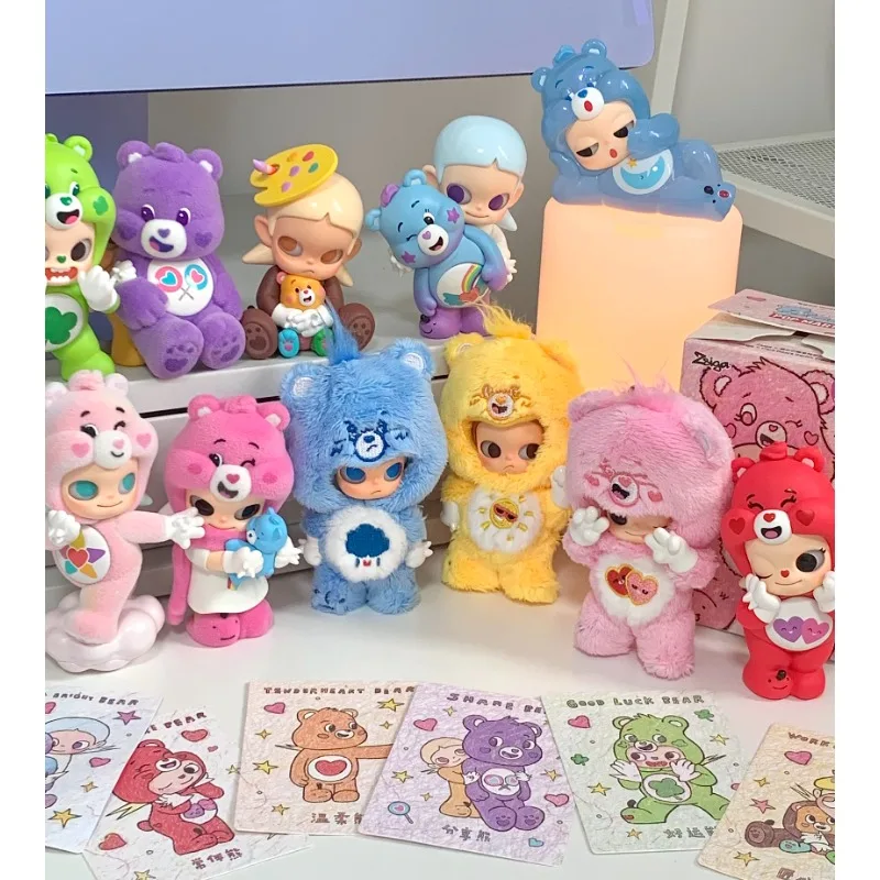 POP MART Carebears X Zsiga Series Blind Box Action Figure Cute