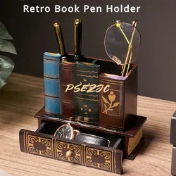 Home and Office Desktop Pen Holder Personalized Multi Functional Fake Book Storage Box Decorative Gifts home decor
