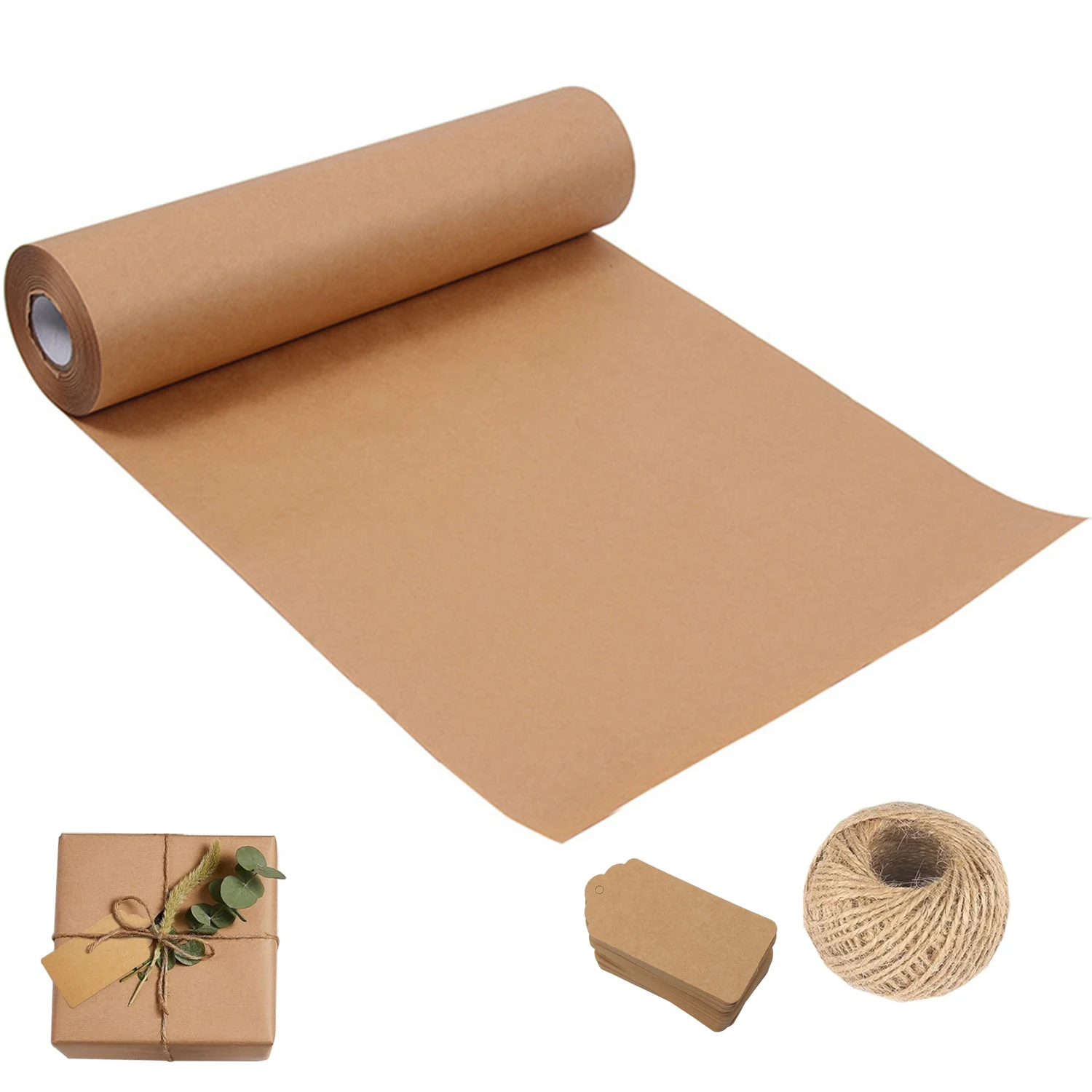 ม้วนกระดาษคราฟท์สีน้ำตาลเป็นมิ - Flower Wrap Kraft บทวิจารณ์และราคา