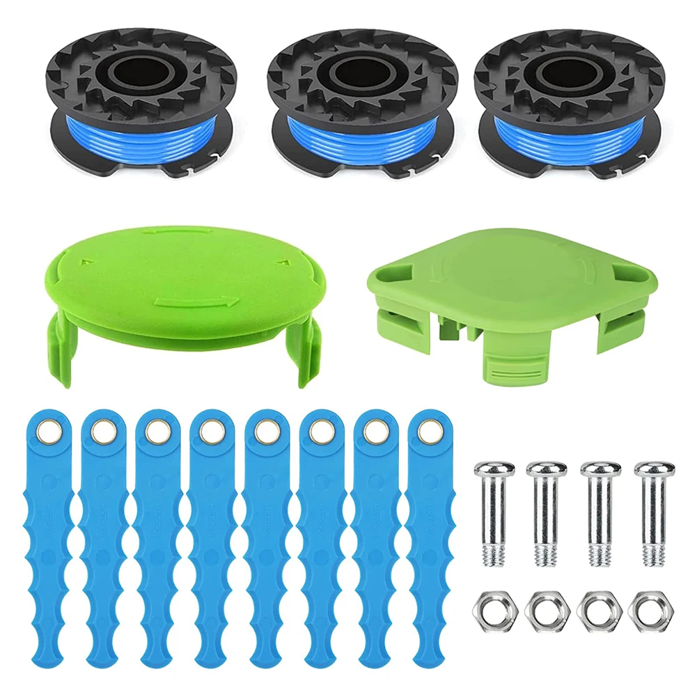 For Greenworks Trimmer Blade FIXED DUAL BLADES High Quality New Single Line Blades Trimmer Line Line Cap Blades