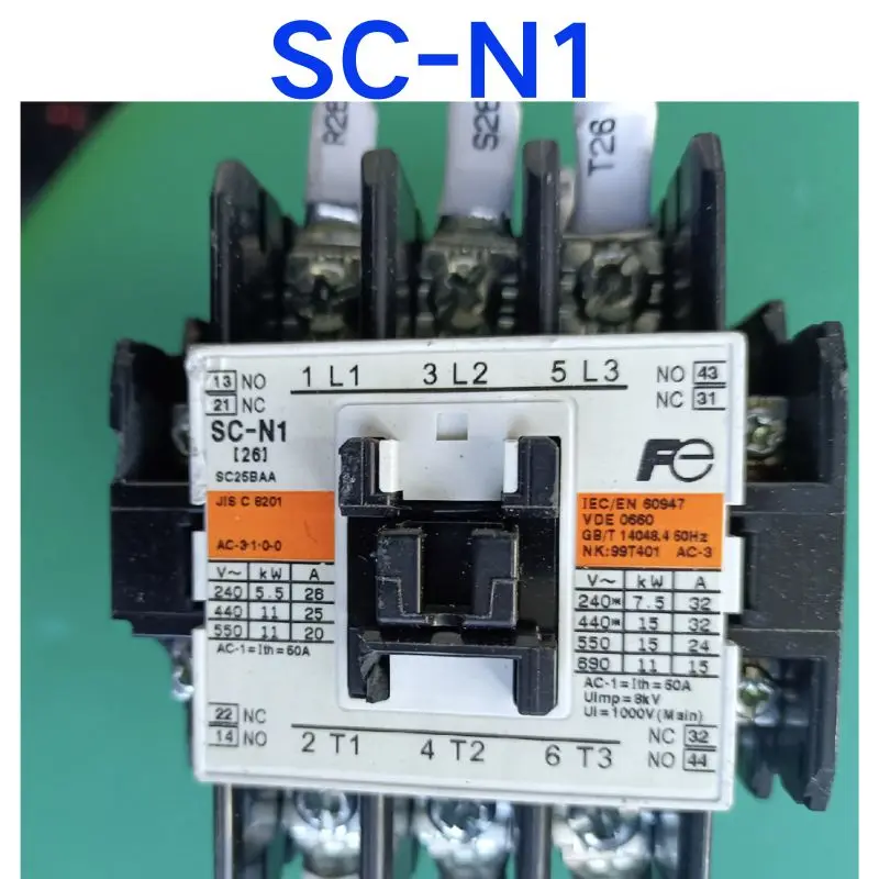 Used SC-N1 AC contactor tested OK and the function is intact