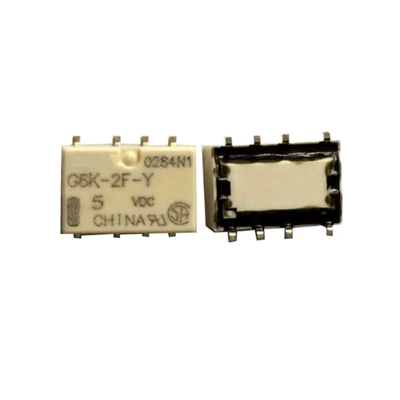 HOT NEW G6K-2F-Y-5VDC G6K-2F-Y-5 G6K-2F-Y 5VDC G6K2FY G6K-2F G6K 2F 5VDC DC5V 5V relay SOP8