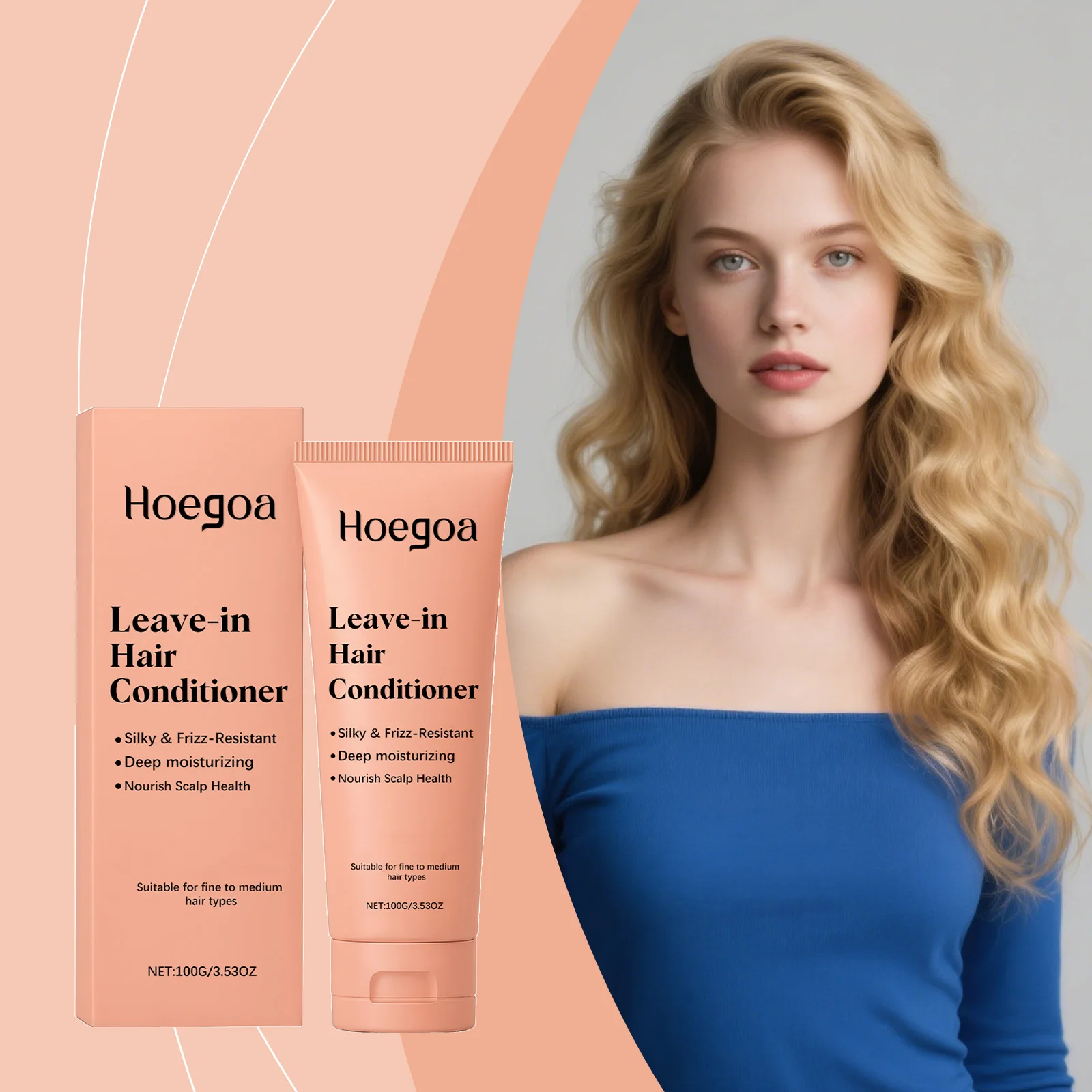 

Smooth Leave-In Conditioner - Softens Strands Cares Scalp Hydrates Deeply Cleans Gently Ensures Daily No-Rinse Care