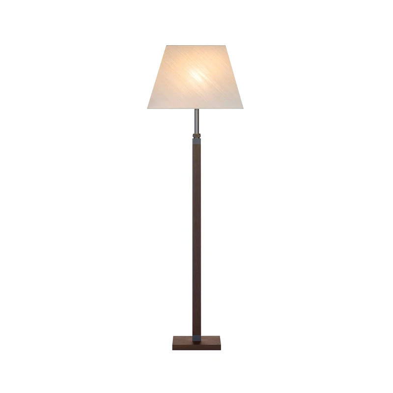 

Floor lamp large flat-floor villa living room bedroom imported North American walnut floor lamp