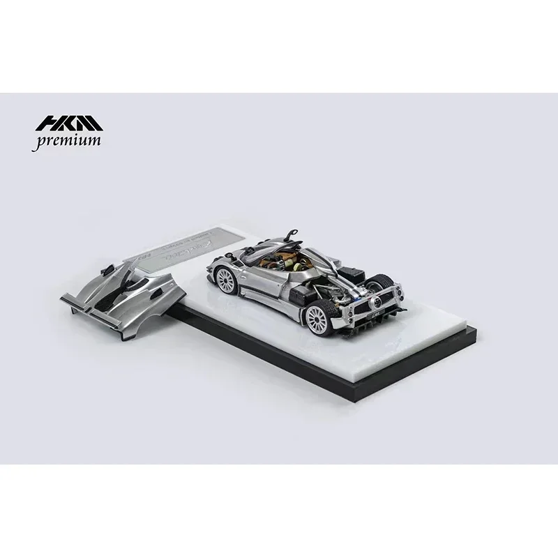 HKM 1:64 Zonda 760 Roadster 2022 Diecast Diorama مجموعة نماذج السيارة ألعاب مصغرة