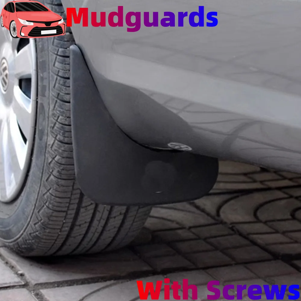 ABS Car Front Rear Mud Flaps for Ford Fiesta MK7 Hatchback 2009 - 2017 Mudguards Fender Splash Guards  Accessories