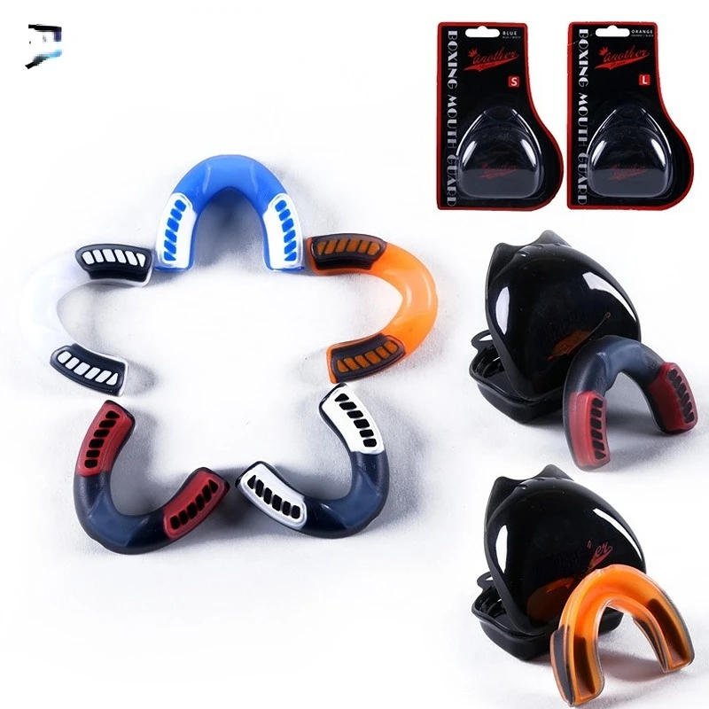 New High Quality Silicone Mouthguard Mouthpiece Muay Thai Boxing Taekwondo Basketball Sports Guard Protective Cover