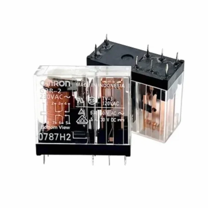 Imported relay 5 8-pin G2R-1 2 1A 1-E-5V 12V DC24V G2R-2-24VDC