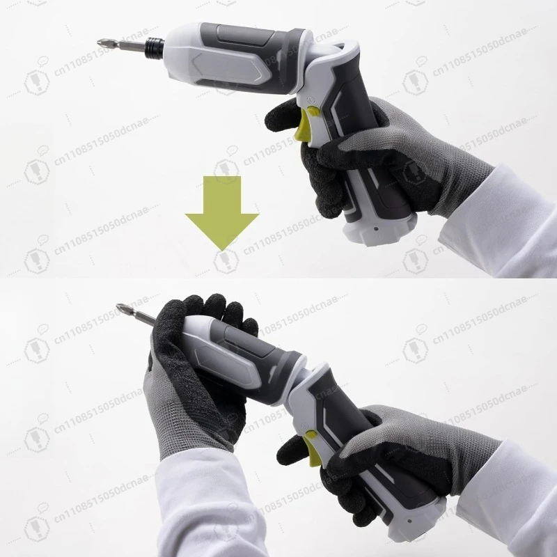 Folding Electric Screwdriver High Torque Portable Drill with Metal Gear for Home Use