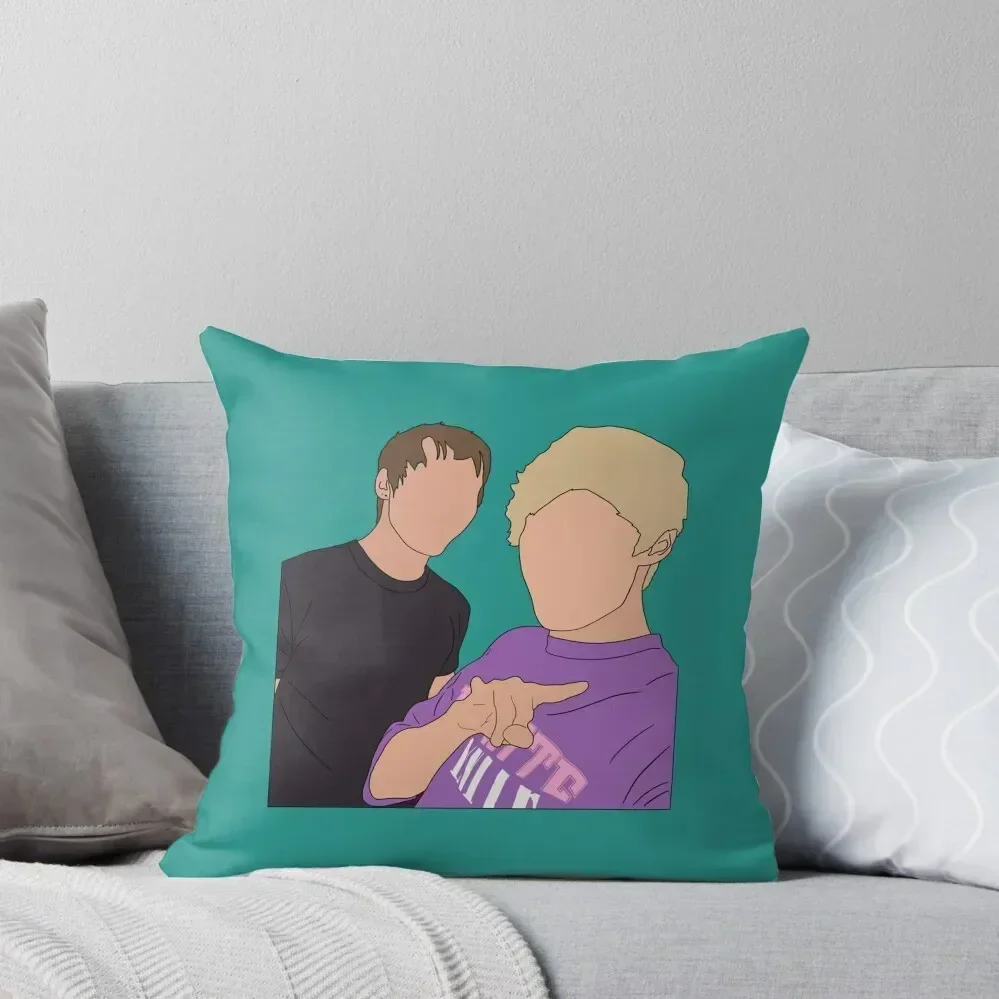 Sam _amp_ Colby 1 Throw Pillow Pillow Cover bed pillows pillow