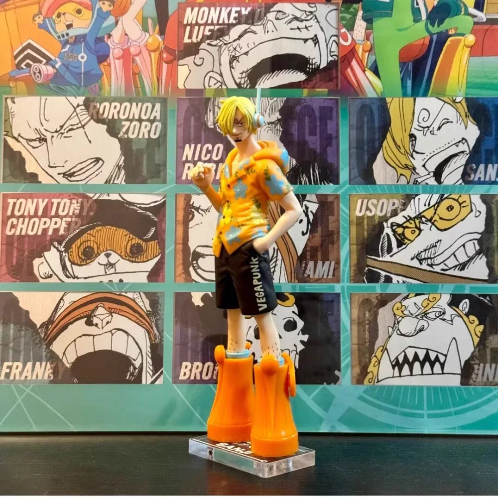 В наличии BANDAI BANPRESTO One Piece DXF THE GRANDLINE SERIES Остров будущего Egghead Глава Санджи Аниме Фигурки Модель игрушки